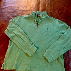 Green Polo Sweater